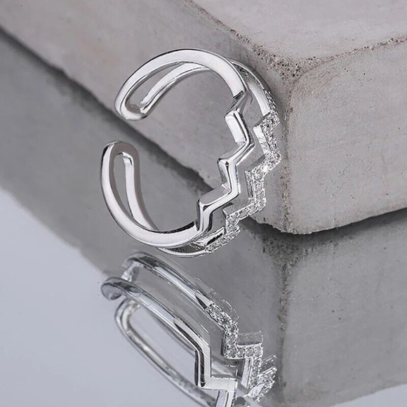 Highs and Lows Inspirational Ring‎ Adjustable Ups And Downs Diabetes Dia-Bada$$ - Picture 1 of 9